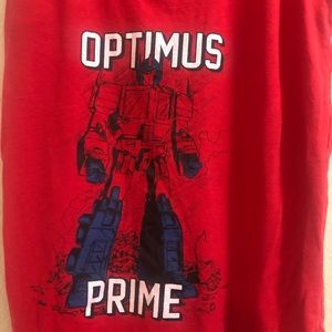 Transformer Youth or Ladies tank top (11-13)